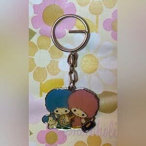 Vintage Showa Retro “Puppy & Curly” Kawaii Keychain From Japan!!!